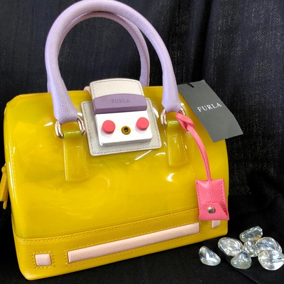 Furla Candy Bag Vanilla Cartoon Small Satchel - Picture 1 of 7